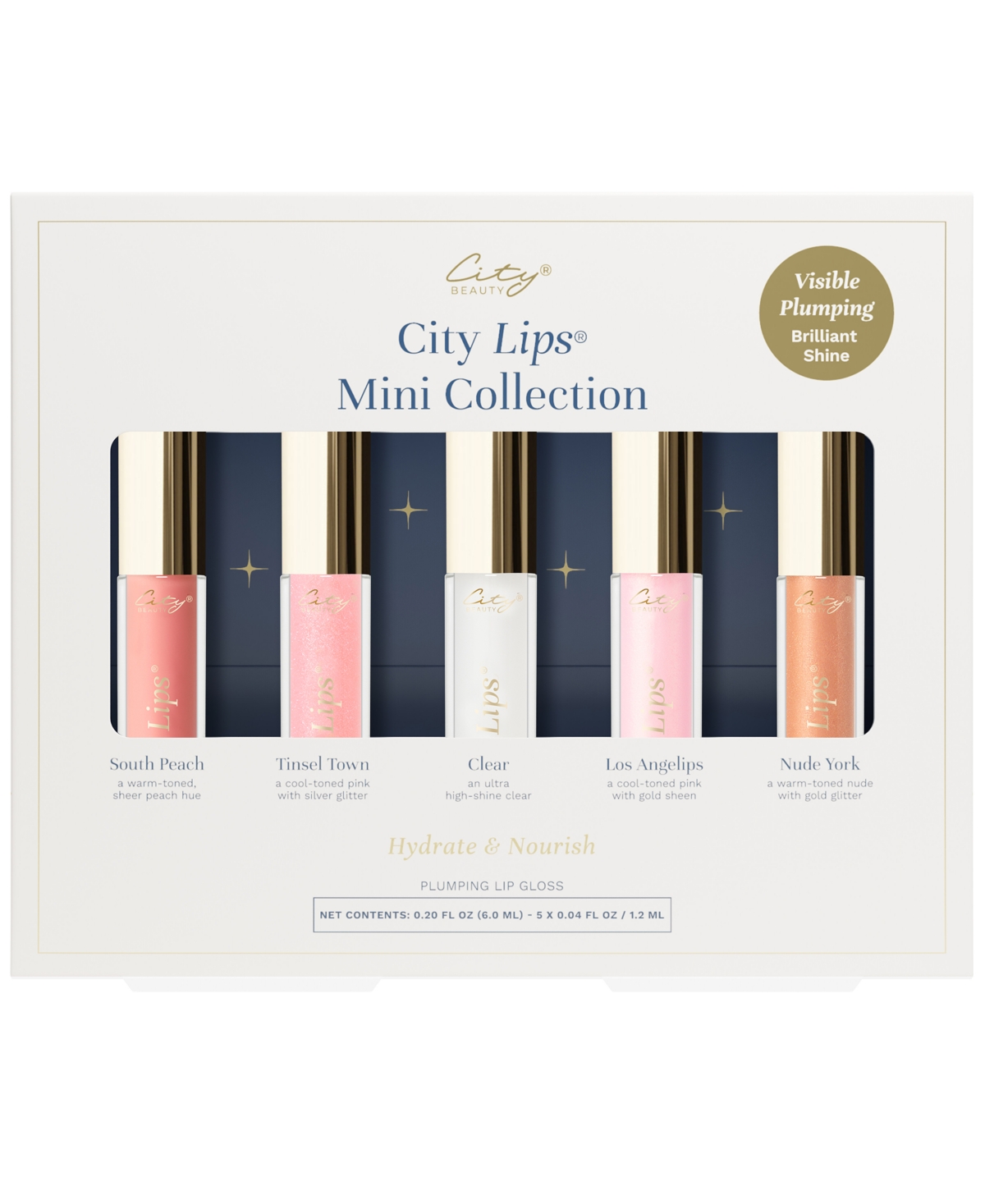 City Beauty City Lips Pluming Lip Gloss In Transparent