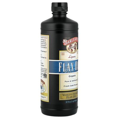 Organic Lignan Flax Oil  -  32 fl oz (946 ml)