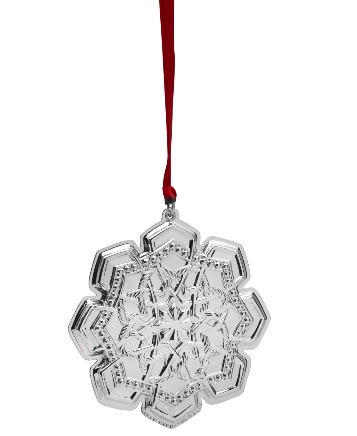 Towle 2025 Sterling Silver Celtic Ornament, 26th Edition In Silver