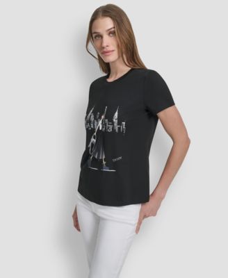 Women's NYC Skyline Conversational T-Shirt
