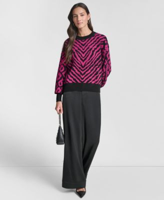 Women's Long Sleeve Crew Neck Sweater