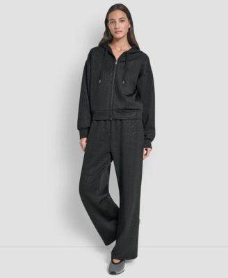 Women's Long-Sleeve Scuba Zip-Up Hoodie