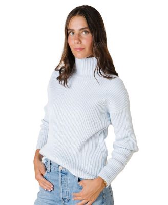Women's Organic Funnel Neck Sweater