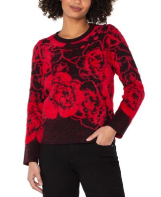 Liverpool Los Angeles - Women's Floral Crewneck Sweater