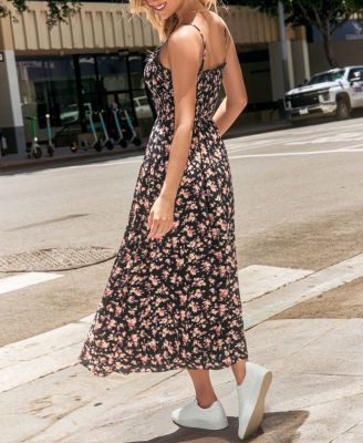 Women's Pick Me Up Floral Maxi Beach Dress