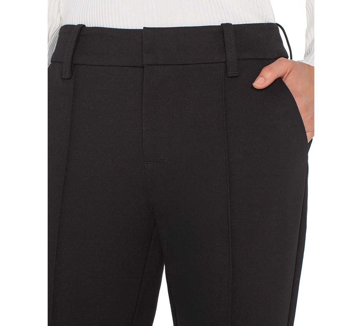 Liverpool Los Angeles Gemma Slim Pants In Black