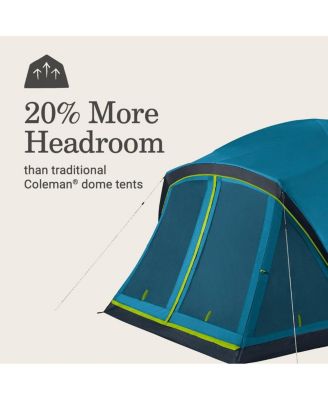 Skydome 6-Person Screen Room Camping Tent with Dark Room Technology