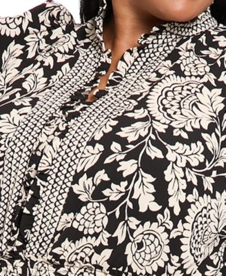 Plus Size Tiered Maxi Dress