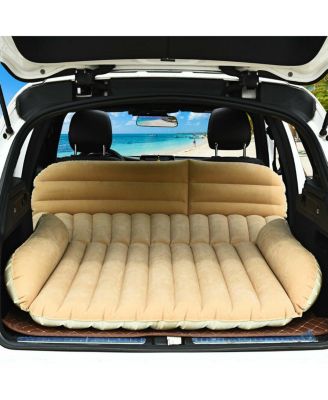 inflatable suv air backseat mattress travel pad with pump camping