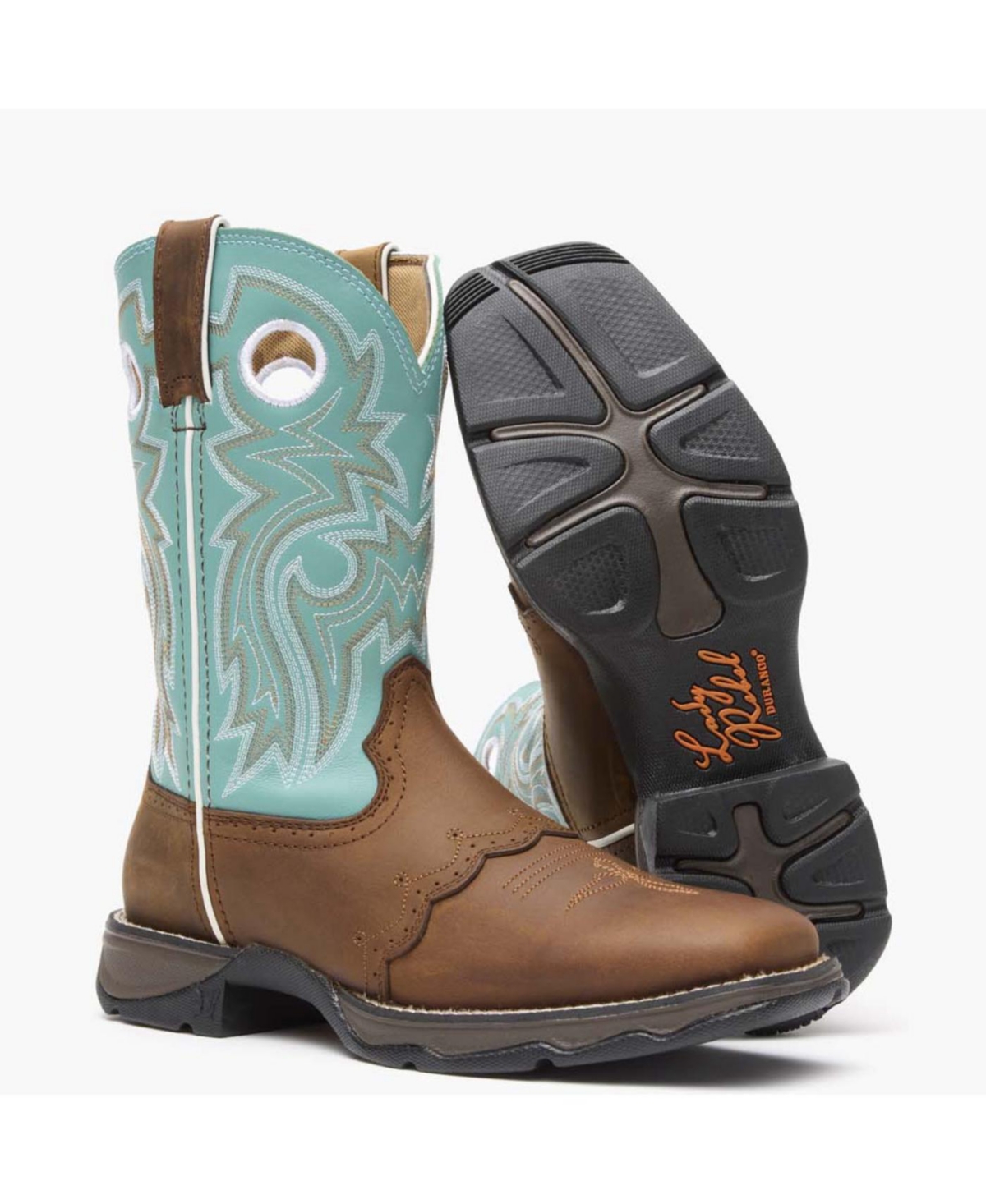 Lady Rebel by Durango Women's Powder n' Lace Saddle Western Boot