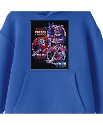 Boys Bioworld Fun Time Characters Youth Royal Blue Hoodie-L