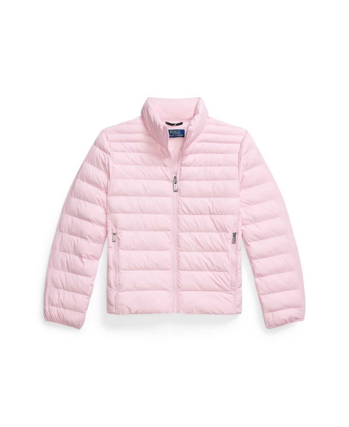 Polo Ralph Lauren Quilted Bomber Jacket In Pink