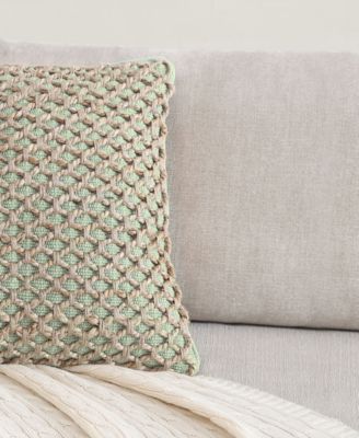 Jada Jute 2-Pc. Decorative Pillows Set, 18" x 18"