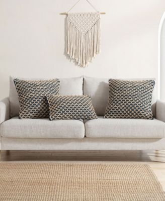 Jada Jute Decorative Pillow, 18" x 18"