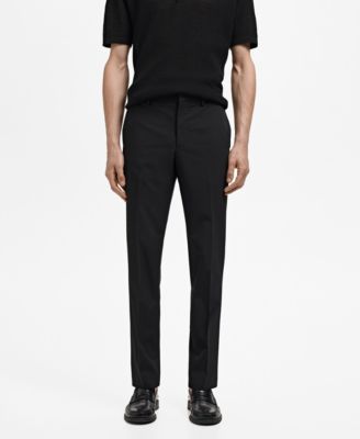 MANGO - Men's Stretch Fabric Super Slim-Fit Suit Pants