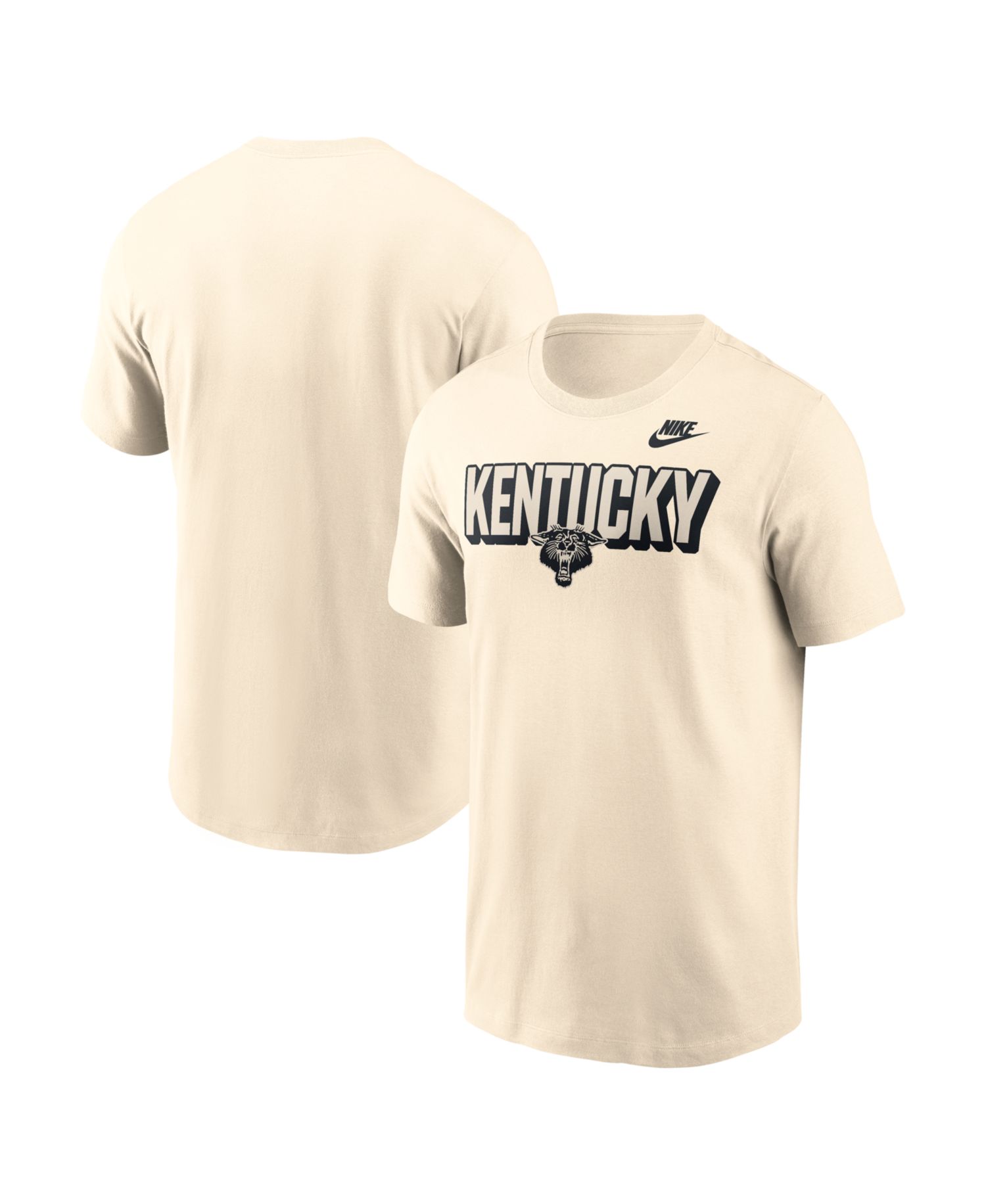 Men's Natural Kentucky Wildcats Fashion Bold T-Shirt