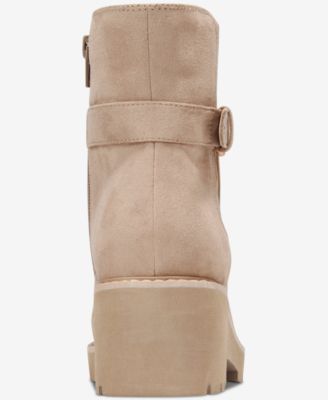 Women's Vaill Lug Wedge Booties, Macy's Exclusive