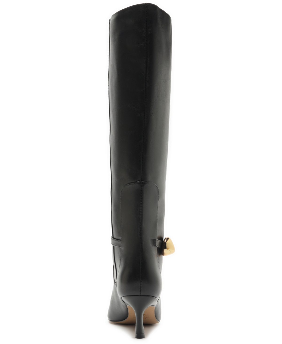 Arezzo Farrah Pointed Toe Knee High Boot In Black