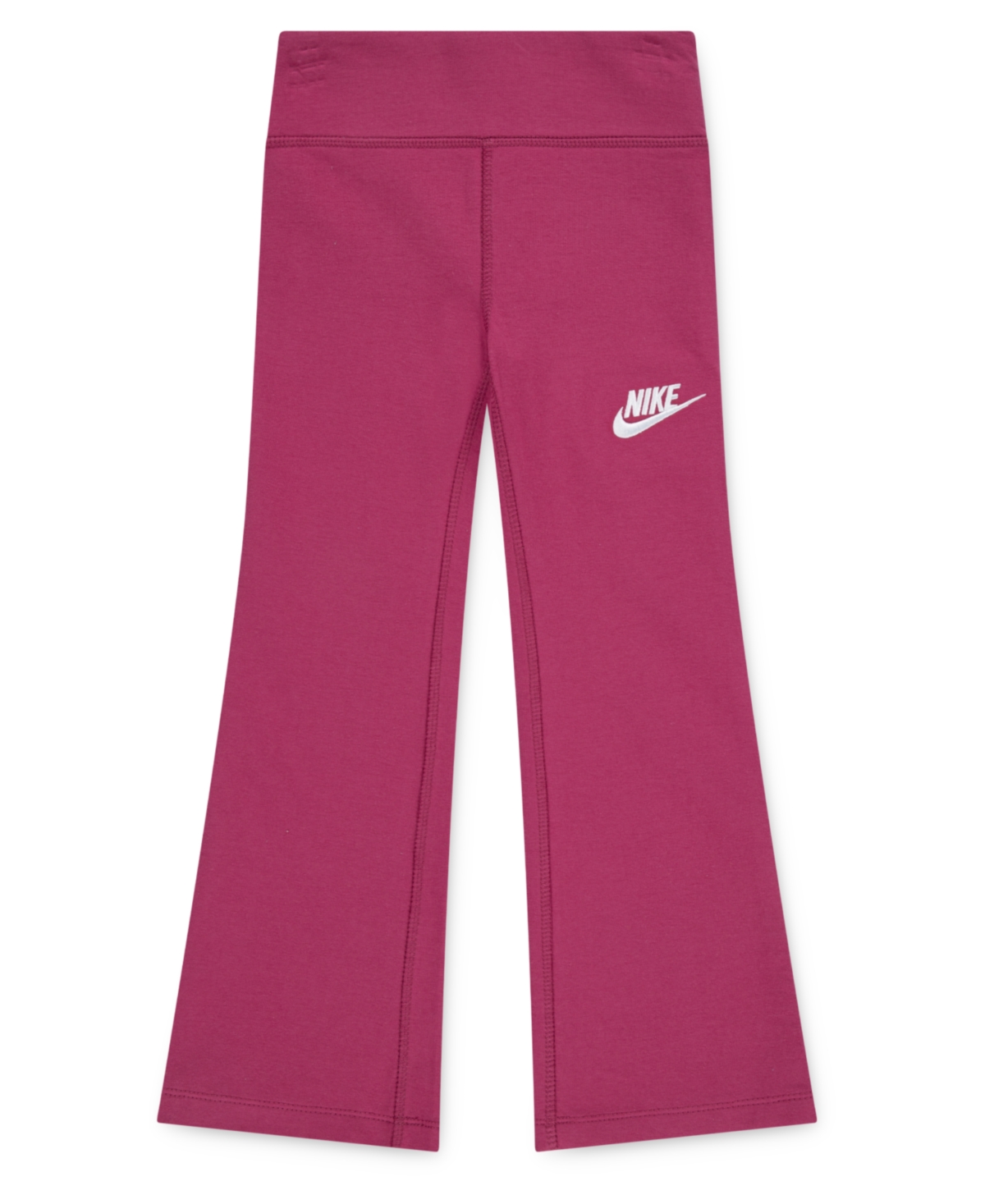 Nike Little Girls Dri-fit Flare Leg Leggings In Pink
