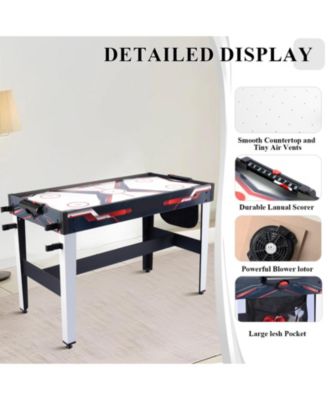 Indoor Basketball Arcade Game for Kids & Adults - Dual Hoop Electronic Scoring, Foldable Basketball Shooting Game for Home