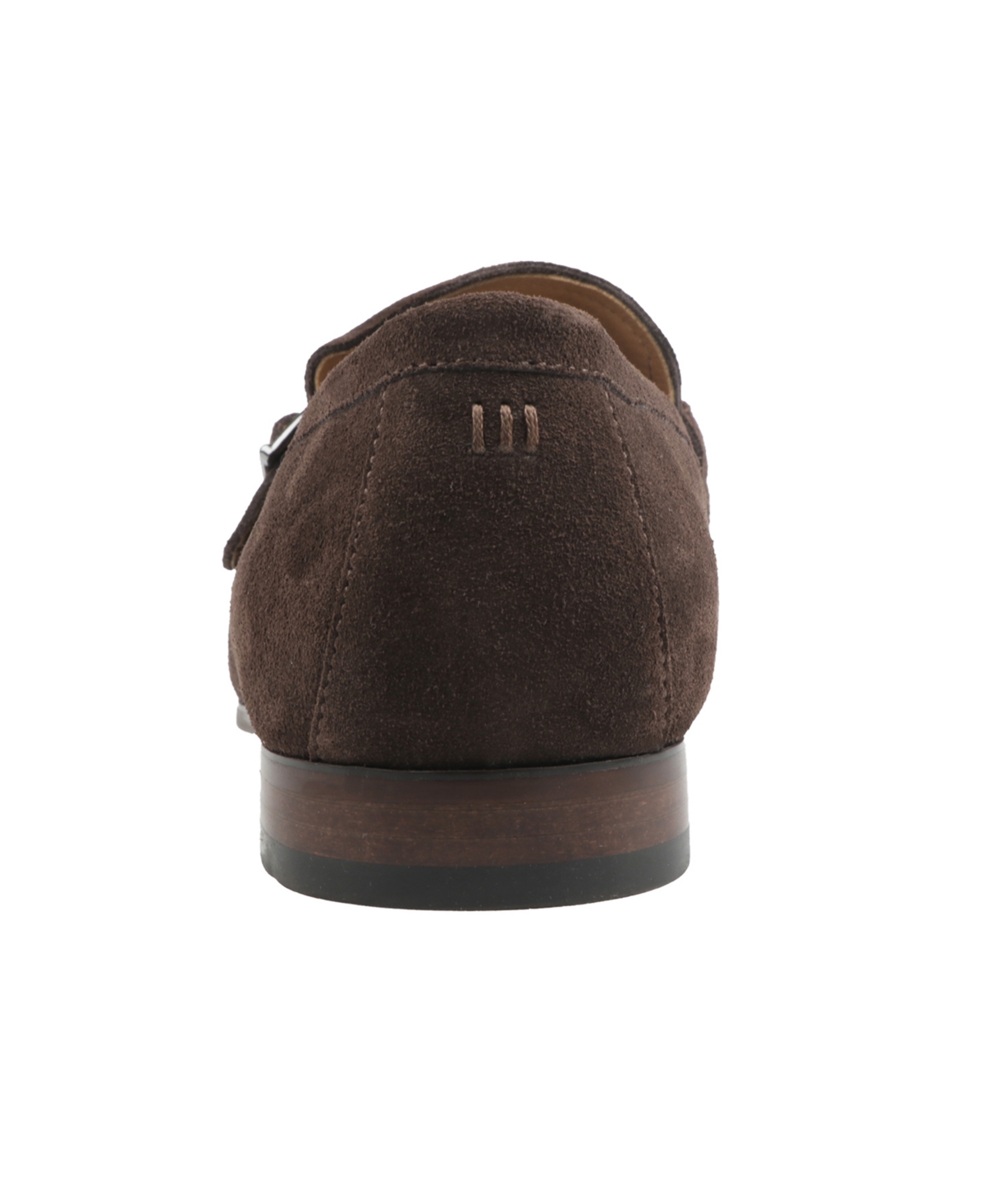 Bar Iii Men's Johnniey Suede Block Heel Loafers, Macy's Exclusive In Brown