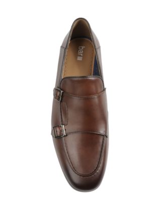 Men's Correy Leather Double Monk Dress Shoe, Macy's Exclusive