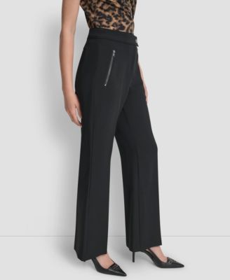Women's Double Weave Wide Leg Pants