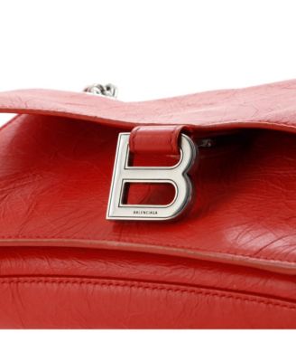 Small Crush Chain Flap Bag Leather