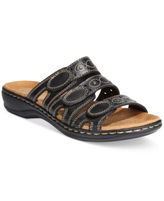 Clarks Collection Women's Leisa Cacti Q Flat Sandals - Macy's