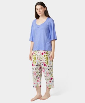 Women's Shirred Bell Sleeve Pajama T-Shirt