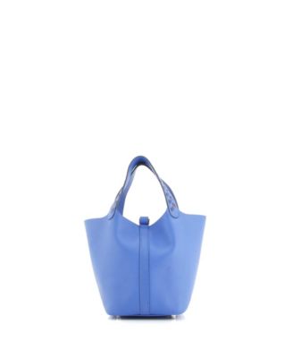 Pre-Owned Hermes PM Picotin Lock Bag Tressage Epsom