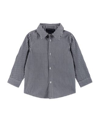 Infant Boys Check Buttondown Suspenders Set