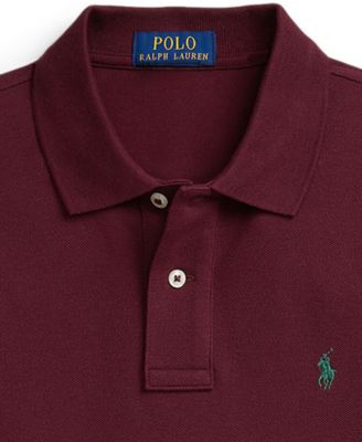 Big Boys Cotton Mesh Long Sleeve Polo Shirt