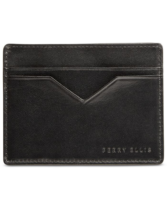 Perry Ellis Portfolio Men's Leather Card Case Macy's