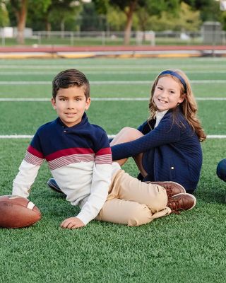 Boys Organic Long Sleeve Shawl Collar Cable Sweater with Elbow Patches