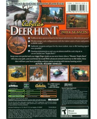 Cabela's Deer Hunter: 2004 Season - Xbox