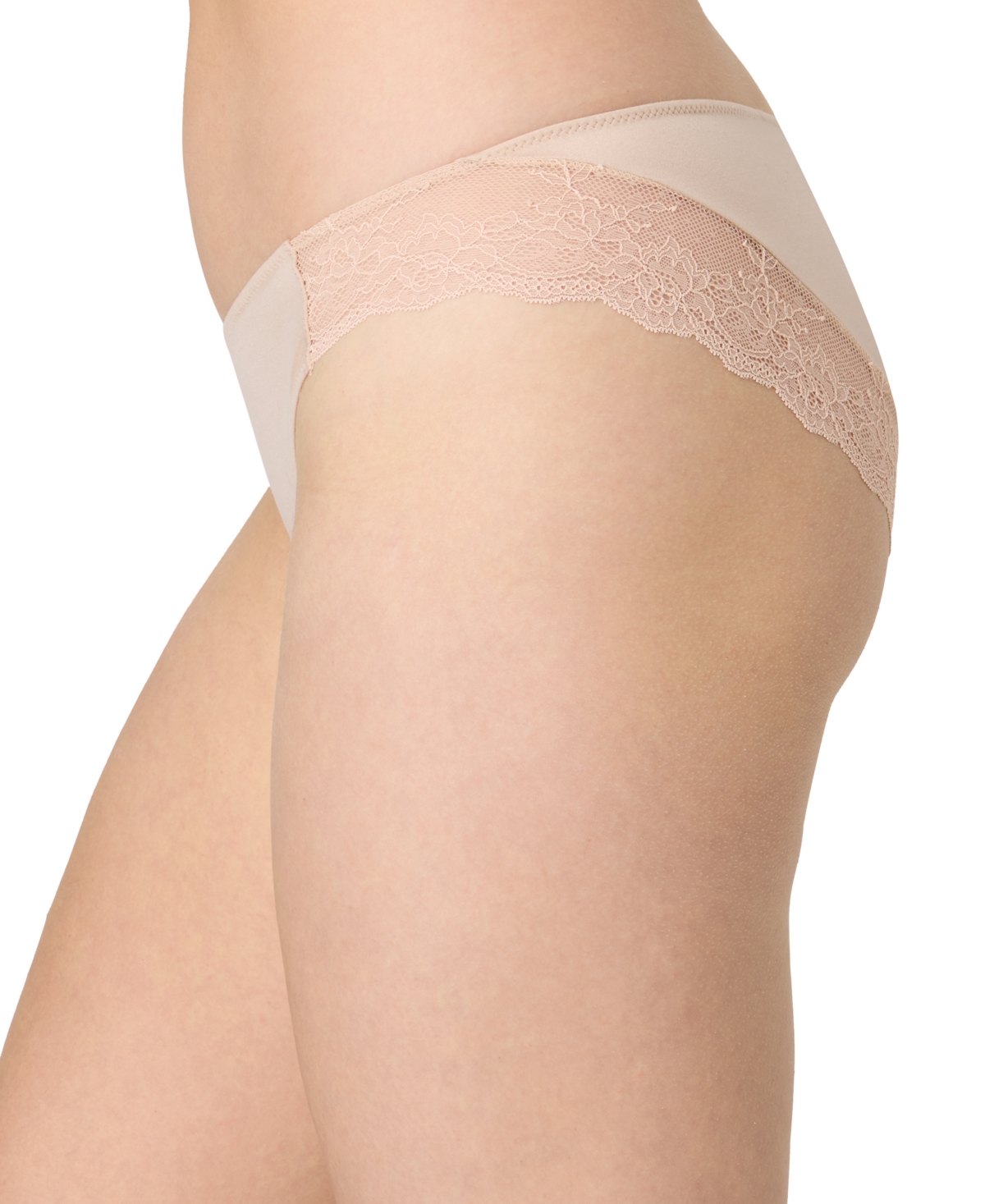 Maidenform Comfort Devotion Lace Back Tanga Underwear 40159 In Brown