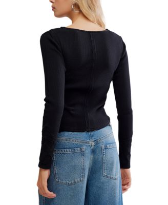 Women's Butterfly Cuff Top