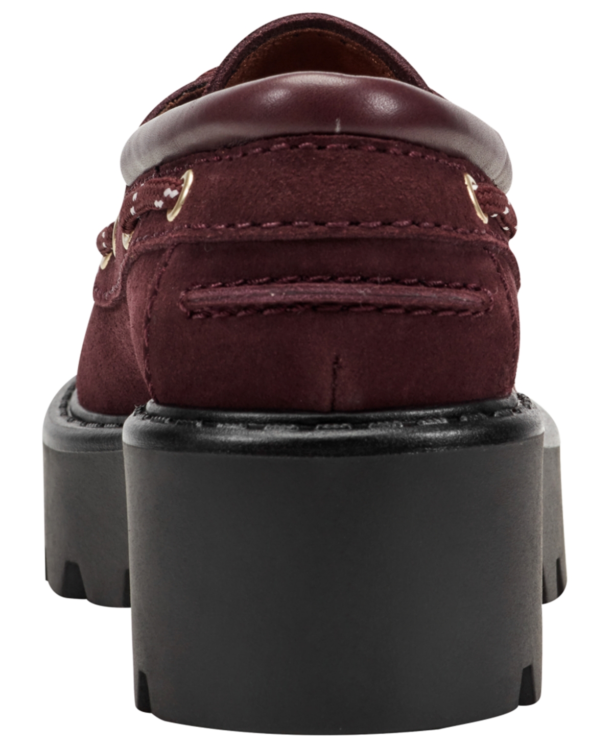 Marc Fisher Ltd Peyten Lug Sole Loafer In Burgundy