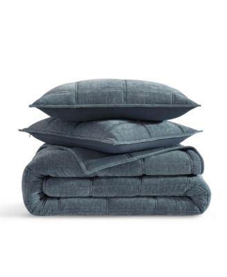 Sacha Chenille 3-Pc. Comforter Set, Full/Queen