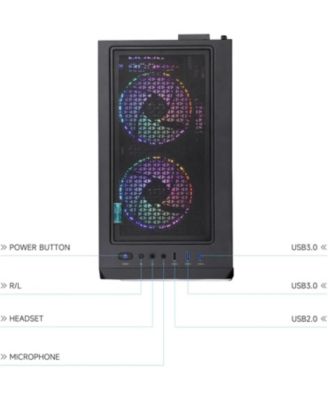 Gaming Desktop: AMD Ryzen 7 5700X, NVIDIA RTX 4060 Ti, 16GB RAM, 1TB SSD, Windows 11 Home - Prebuilt Gaming PC