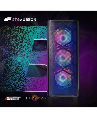 Gaming & Entertainment Desktop - AMD Radeon RX 580 8G, Intel Core i7, 16GB RAM, 512GB SSD, Windows 10