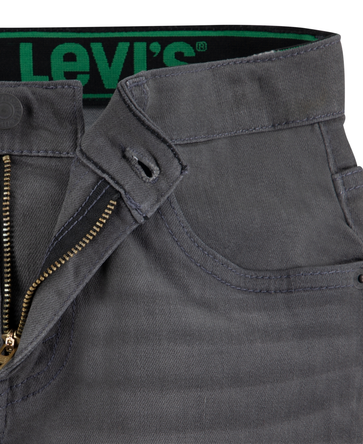 Levi's Big Boys 511 Slim Fit Stretch Performance Jeans In Gray