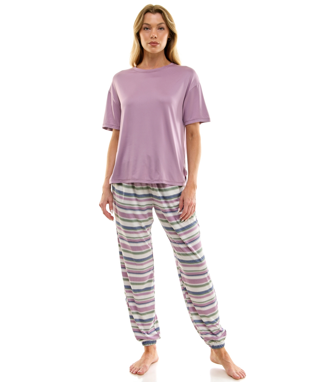 Roudelain Women's Drop Shoulder Crew Neck T-shirt In Multi