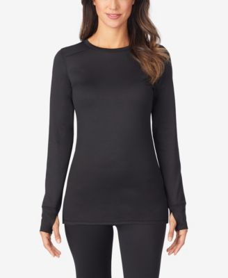 Cuddl Duds - Women's Thermawear Crewneck Top