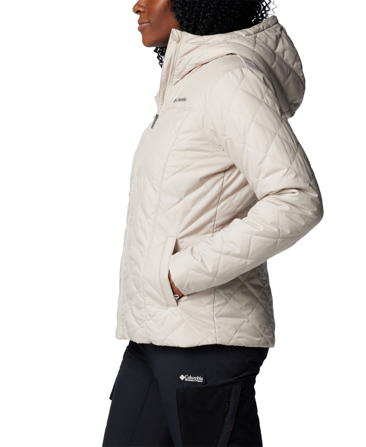 Columbia Women's Copper Crest Ii Quilted Hooded Jacket In Neutral