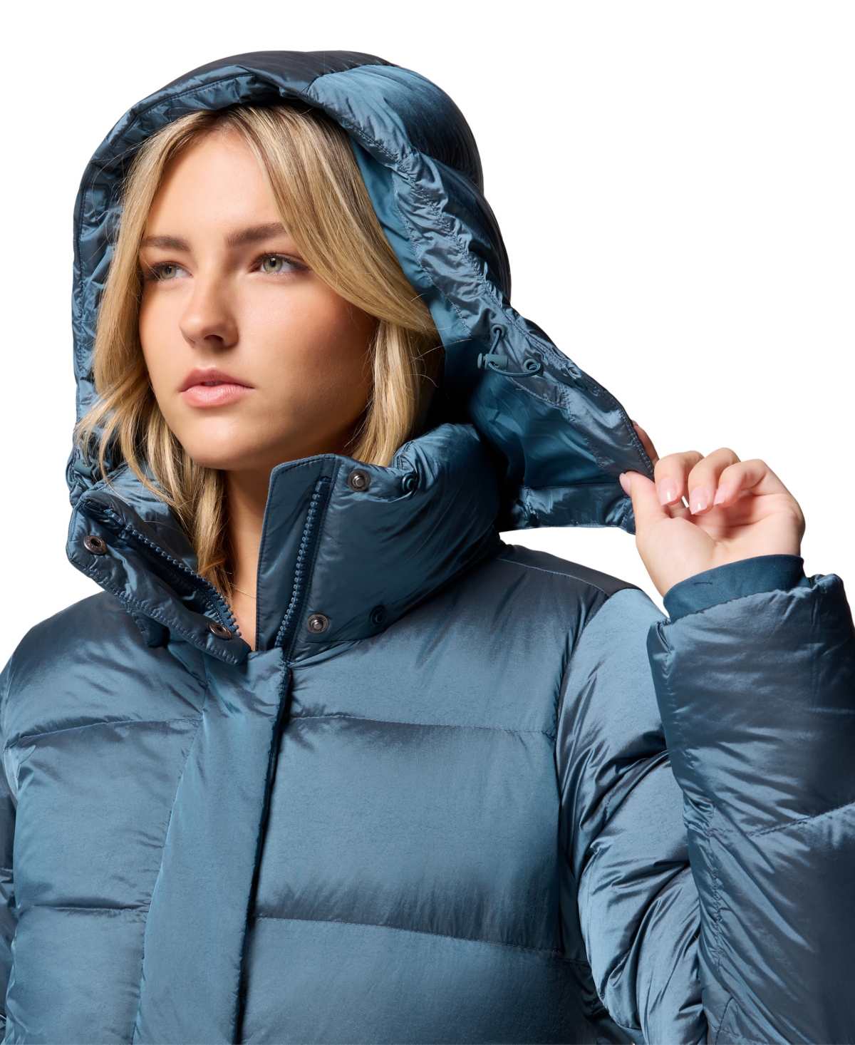 Columbia Women's Amaze Puffer Hooded Jacket In Multi