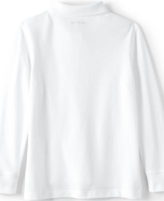 Girls Long Sleeve Mesh Polo Shirt