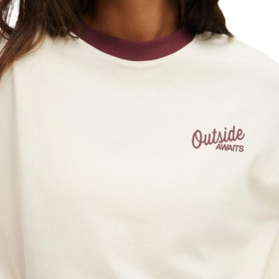 Women's Active Long Sleeve Graphic Crew