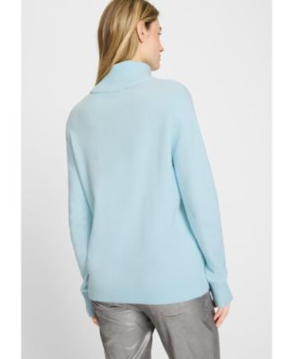 Women's 1/4 Zip Mock Neck Sweater